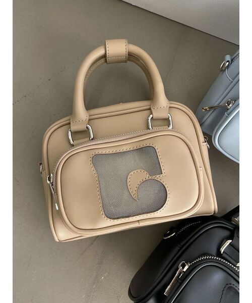 EMODA(エモダ)の「マークシアーコンパクトバッグ(ハンドバッグ・レディース・ブルー/ブラック/ベージュ・FREE)」の16枚目の写真