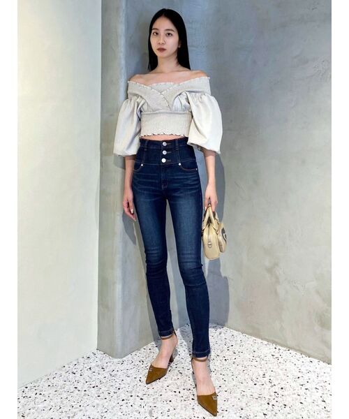 EMODA(エモダ)の「マークシアーコンパクトバッグ(ハンドバッグ・レディース・ブルー/ブラック/ベージュ・FREE)」の6枚目の写真