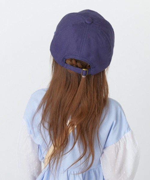 HAKKA KIDS（ハッカキッズ）の「花柄フリル日よけ付きキャップ（キャップ・キッズ・ピンク/ネイビー・M/L）」の11枚目の写真