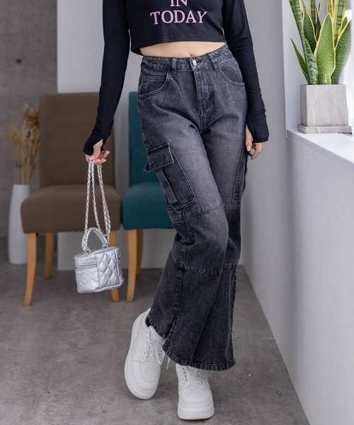 clear（クリア）の「厚底スニーカー [スタイルアップ]≪2024AW≫（スニーカー・レディース・ブラック/オフホワイト・L/M）」の10枚目の写真