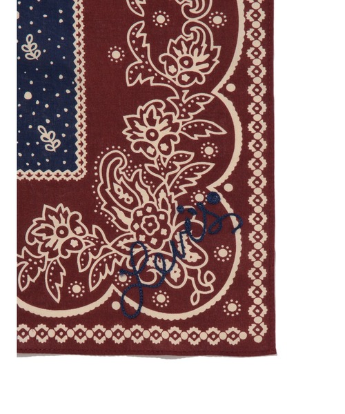 Levi's（リーバイス）の「Levi's/リーバイス ペイズリーバンダナ レッド（バンダナ/スカーフ・メンズ・ボルドー・OS）」の3枚目の写真