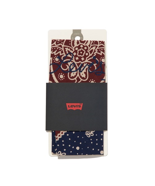 Levi's（リーバイス）の「Levi's/リーバイス ペイズリーバンダナ レッド（バンダナ/スカーフ・メンズ・ボルドー・OS）」の2枚目の写真