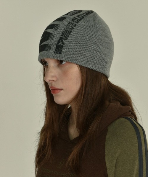 Midnight Move（ミッドナイトムーブ）の「Midnight Move／MID BENIE 2105130（ニットキャップ/ビーニー・レディース・グレー/ベージュ・FREE）」の11枚目の写真