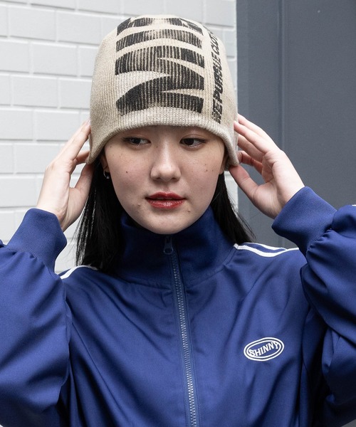 Midnight Move（ミッドナイトムーブ）の「Midnight Move／MID BENIE 2105130（ニットキャップ/ビーニー・レディース・グレー/ベージュ・FREE）」の22枚目の写真