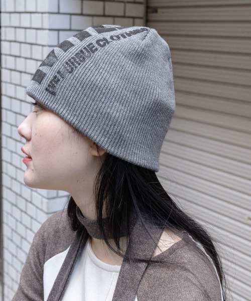 Midnight Move（ミッドナイトムーブ）の「Midnight Move／MID BENIE 2105130（ニットキャップ/ビーニー・レディース・グレー/ベージュ・FREE）」の20枚目の写真