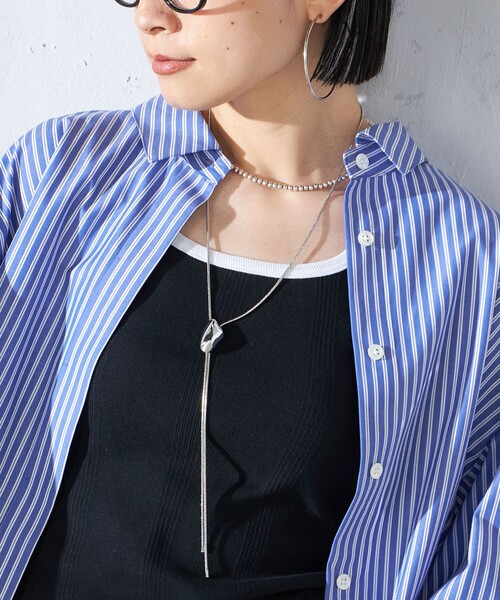 SHIPS(シップス)の「* アジャスター ループタイ モチーフ ネックレス ◇(ネックレス・レディース・ゴールド/シルバー・ONE SIZE)」の7枚目の写真