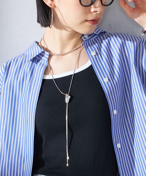 SHIPS(シップス)の「* アジャスター ループタイ モチーフ ネックレス ◇(ネックレス・レディース・ゴールド/シルバー・ONE SIZE)」の8枚目の写真