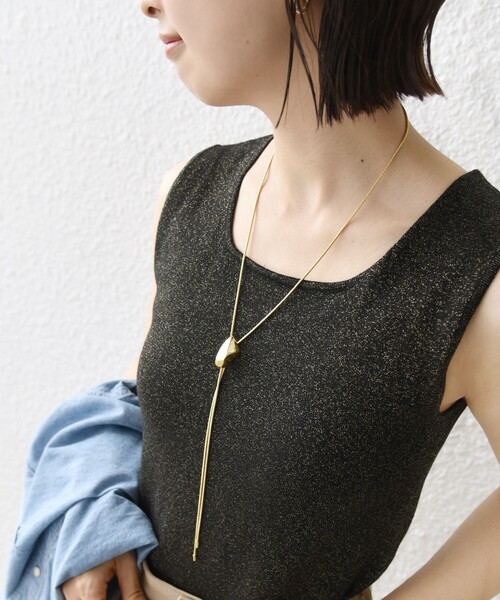 SHIPS(シップス)の「* アジャスター ループタイ モチーフ ネックレス ◇(ネックレス・レディース・ゴールド/シルバー・ONE SIZE)」の21枚目の写真