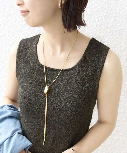 SHIPS(シップス)の「* アジャスター ループタイ モチーフ ネックレス ◇(ネックレス・レディース・ゴールド/シルバー・ONE SIZE)」の22枚目の写真