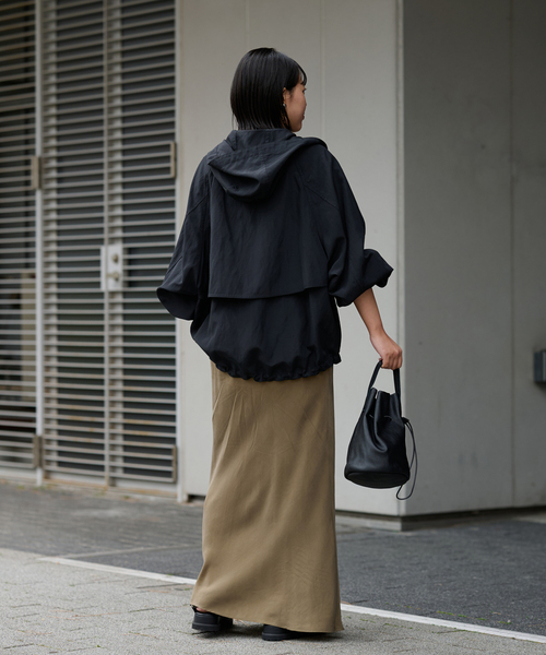 FRAMeWORK（フレームワーク）の「リネンPLタッサーフードショート