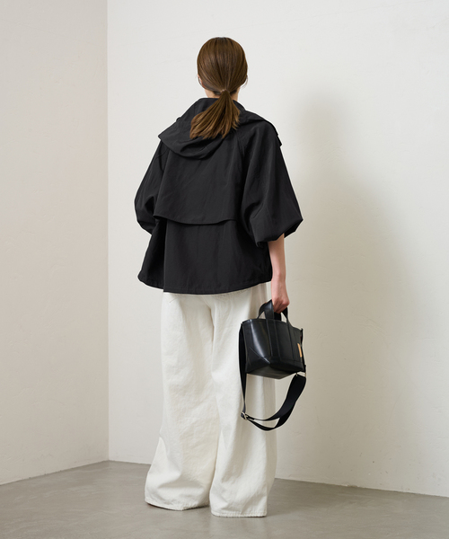 FRAMeWORK（フレームワーク）の「リネンPLタッサーフードショート