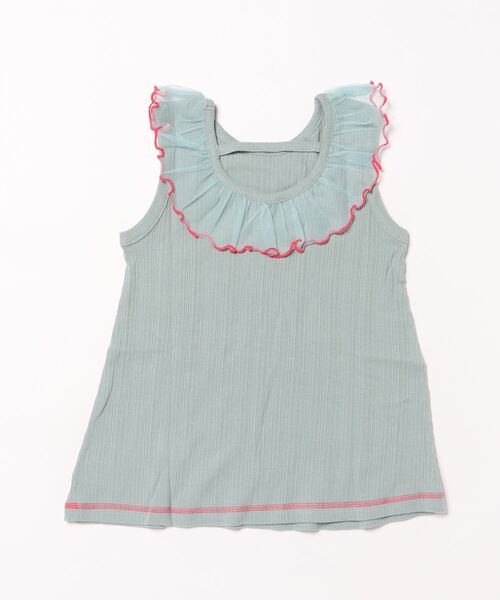 CALMIA（カルミア）の「チュールカラーリブカットソー（90～150cm）（Tシャツ/カットソー・キッズ・イエロー/ラベンダー/グリーン・90/100/110/120/130/140/150）」の14枚目の写真