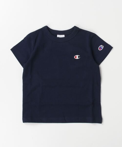 Champion（チャンピオン）の「チャンピオン  チャンピオン 半袖Tシャツ_Champion SHORT SLEEVE T-SHIRT（Tシャツ/カットソー・キッズ・ブラック/ブルー/オフホワイト/グレー/オレンジ/ネイビー/グリーン・100cm/110cm/120cm/130cm/140cm/150cm/160cm）」の5枚目の写真