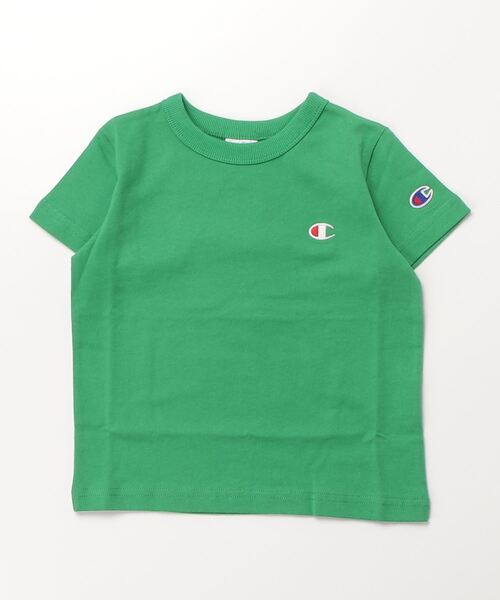 Champion（チャンピオン）の「チャンピオン  チャンピオン 半袖Tシャツ_Champion SHORT SLEEVE T-SHIRT（Tシャツ/カットソー・キッズ・ブラック/ブルー/オフホワイト/グレー/オレンジ/ネイビー/グリーン・100cm/110cm/120cm/130cm/140cm/150cm/160cm）」の4枚目の写真