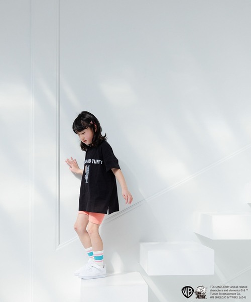 LOWRYS FARM（ローリーズファーム）の「TOM and JERRY　BIG Tシャツ　 109572（Tシャツ/カットソー・キッズ・ブラック/グレー/ホワイト・150cm/140cm/130cm/120cm/110cm）」の9枚目の写真