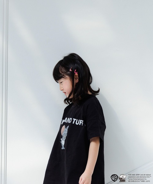 LOWRYS FARM（ローリーズファーム）の「TOM and JERRY　BIG Tシャツ　 109572（Tシャツ/カットソー・キッズ・ブラック/グレー/ホワイト・150cm/140cm/130cm/120cm/110cm）」の11枚目の写真