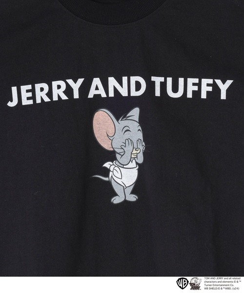LOWRYS FARM（ローリーズファーム）の「TOM and JERRY　BIG Tシャツ　 109572（Tシャツ/カットソー・キッズ・ブラック/グレー/ホワイト・150cm/140cm/130cm/120cm/110cm）」の21枚目の写真