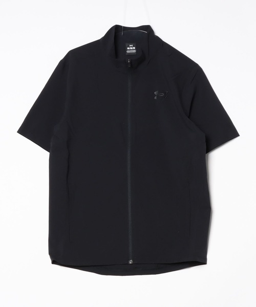 UNDER ARMOUR（アンダーアーマー）の「アンダーアーマー  UAフレッシュウーブン ショートスリーブ フルジップ ジャケット（その他アウター・メンズ・ブラック×イエロー/ブラック・M/L/LL/3L）」の2枚目の写真