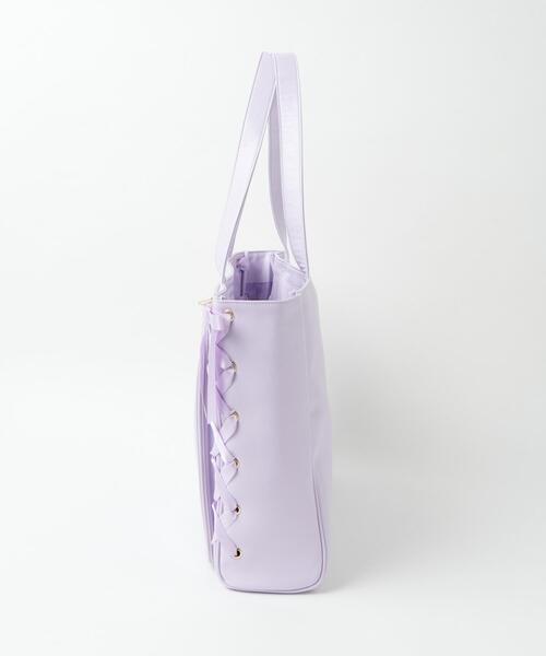 WEGO/【Lサイズ】レースアップフレーム痛バッグ（トートバッグ）｜WEGO（ウィゴー）