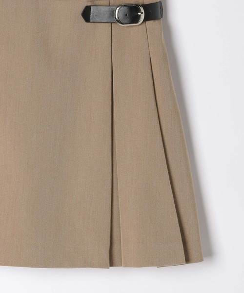Heather（ヘザー）の「細ベルトプリーツミニスカート　121970（スカート・レディース・ベージュ/ブラック/グレー系その他・S/M）」の13枚目の写真