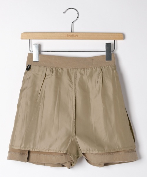 Heather（ヘザー）の「細ベルトプリーツミニスカート　121970（スカート・レディース・ベージュ/ブラック/グレー系その他・S/M）」の8枚目の写真