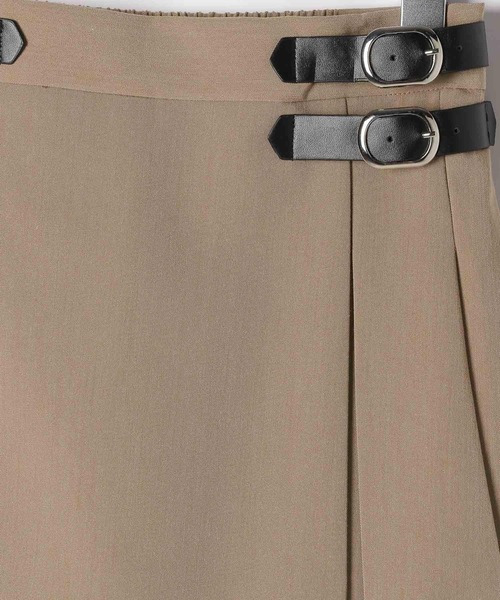 Heather（ヘザー）の「細ベルトプリーツミニスカート　121970（スカート・レディース・ベージュ/ブラック/グレー系その他・S/M）」の9枚目の写真