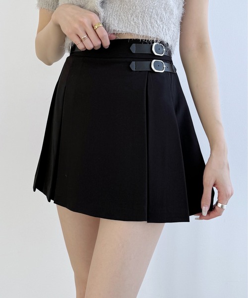 Heather（ヘザー）の「細ベルトプリーツミニスカート　121970（スカート・レディース・ベージュ/ブラック/グレー系その他・S/M）」の14枚目の写真