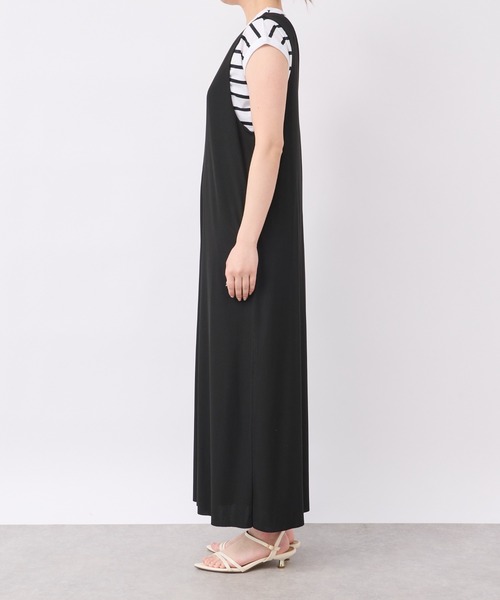 un dix cors（アンディコール）の「リラックスサロペット（サロペット/オーバーオール・レディース・ブラック・FREE）」の12枚目の写真