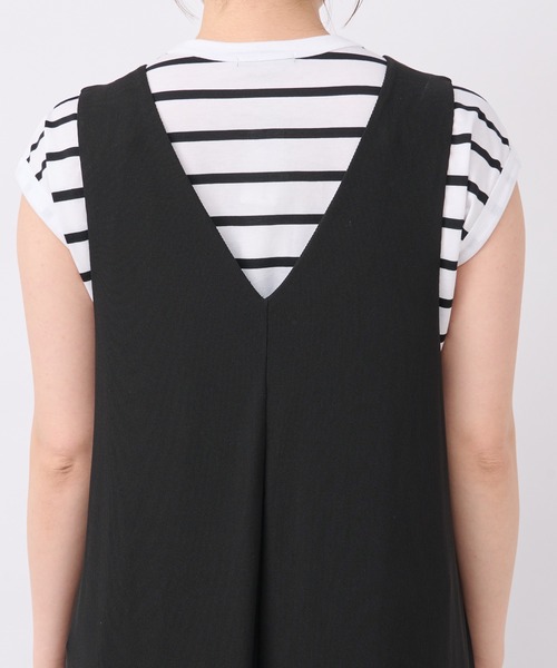 un dix cors（アンディコール）の「リラックスサロペット（サロペット/オーバーオール・レディース・ブラック・FREE）」の14枚目の写真