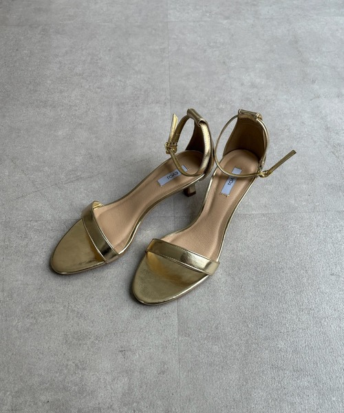 DouDou（ドゥドゥ）の「5センチヒールストラップサンダル（サンダル・レディース・シルバー/ゴールド/ブラック・23cm/23.5cm/24cm）」の7枚目の写真