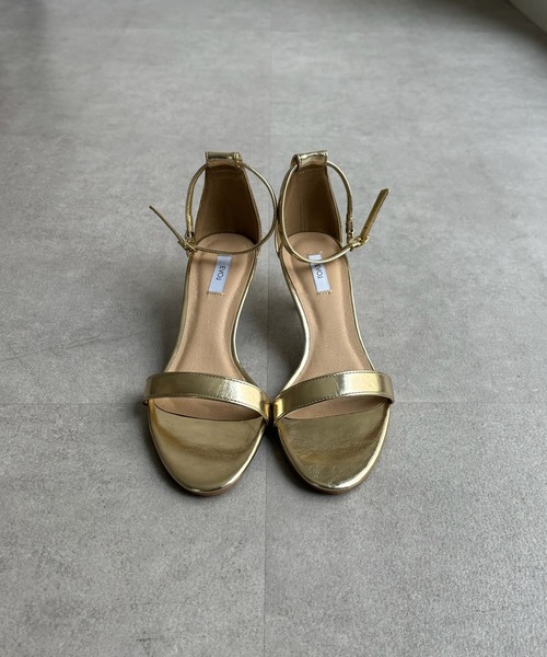 DouDou（ドゥドゥ）の「5センチヒールストラップサンダル（サンダル・レディース・シルバー/ゴールド/ブラック・23cm/23.5cm/24cm）」の8枚目の写真