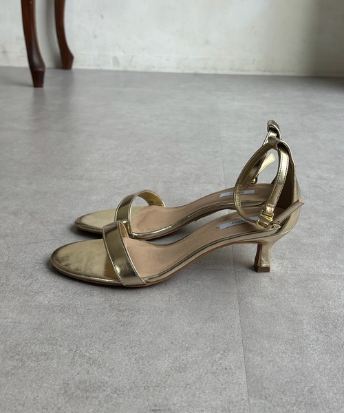 DouDou（ドゥドゥ）の「5センチヒールストラップサンダル（サンダル・レディース・シルバー/ゴールド/ブラック・23cm/23.5cm/24cm）」の9枚目の写真