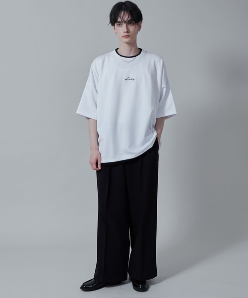LUCY(ルーシー)の「LUCY/フクレジャガードフェイクレイヤードT(Tシャツ/カットソー・メンズ・ブラック/ホワイト・MEDIUM/LARGE)」の13枚目の写真