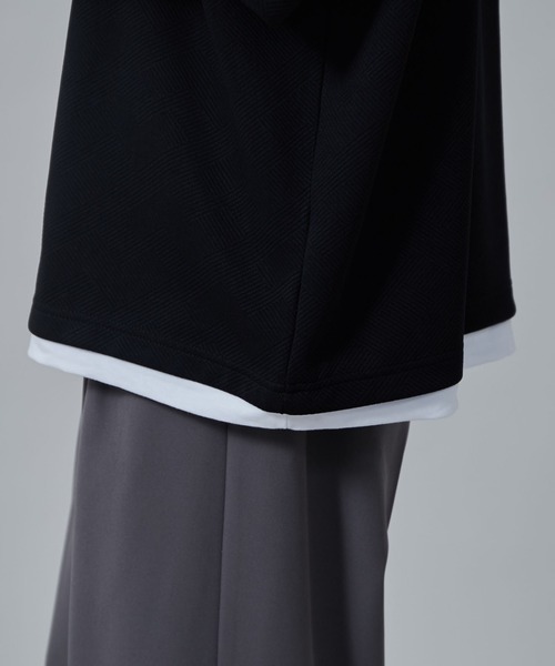 LUCY(ルーシー)の「LUCY/フクレジャガードフェイクレイヤードT(Tシャツ/カットソー・メンズ・ブラック/ホワイト・MEDIUM/LARGE)」の17枚目の写真