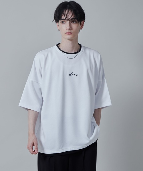 LUCY(ルーシー)の「LUCY/フクレジャガードフェイクレイヤードT(Tシャツ/カットソー・メンズ・ブラック/ホワイト・MEDIUM/LARGE)」の20枚目の写真