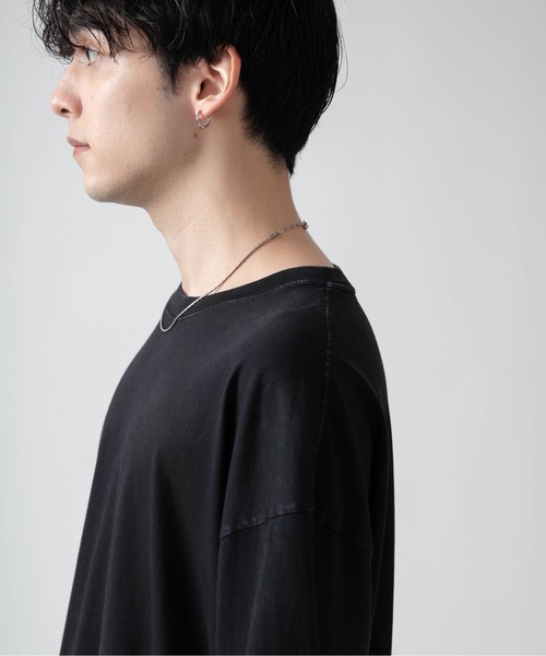 WEGO（ウィゴー）の「WEGO/ビックコットンT（Tシャツ/カットソー・メンズ・ライトイエロー/ブラック系その他/杢グレー/ブラック/ライトパープル/ブルー系その他/ホワイト系その他/ブラウン/ホワイト/ワイン/ネイビー・SMALL/MEDIUM/LARGE/X-LARGE）」の4枚目の写真