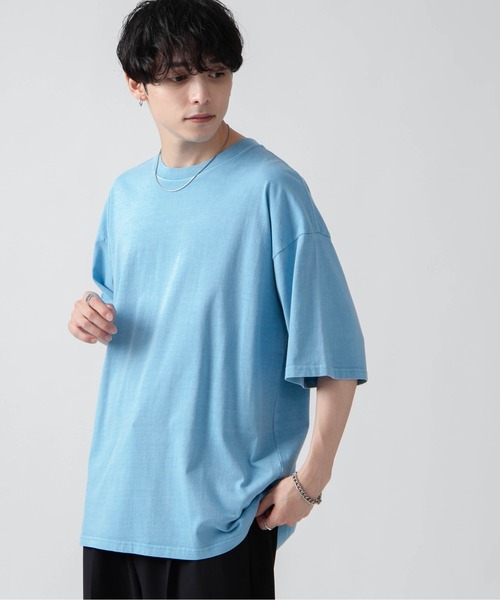 WEGO（ウィゴー）の「WEGO/ビックコットンT（Tシャツ/カットソー・メンズ・ライトイエロー/ブラック系その他/杢グレー/ブラック/ライトパープル/ブルー系その他/ホワイト系その他/ブラウン/ホワイト/ワイン/ネイビー・SMALL/MEDIUM/LARGE/X-LARGE）」の8枚目の写真