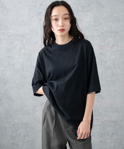 WEGO（ウィゴー）の「WEGO/ビックコットンT（Tシャツ/カットソー・メンズ・ライトイエロー/ブラック系その他/杢グレー/ブラック/ライトパープル/ブルー系その他/ホワイト系その他/ブラウン/ホワイト/ワイン/ネイビー・SMALL/MEDIUM/LARGE/X-LARGE）」の15枚目の写真