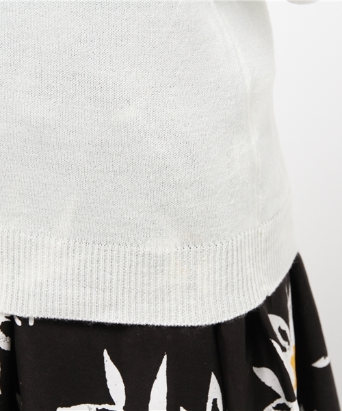 WEGO（ウィゴー）の「WEGO/襟付きレトロカラーニット（ニット/セーター・レディース・ブルー系その他/ブラック/オフホワイト/マスタード/杢グレー/グレー系その他・FREE）」の14枚目の写真