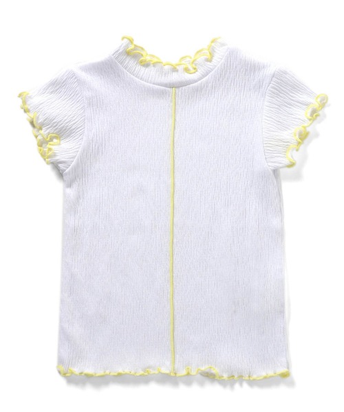 Seraph(セラフ)の「Seraph/セラフ 前後着用可能 楊柳天竺ベーシックTシャツ(Tシャツ/カットソー・キッズ・その他/ピンク/オフホワイト/ネイビー・120/130/140)」の9枚目の写真
