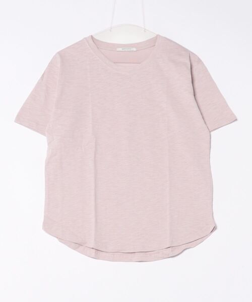 UNDERWRAPS（アンダーラップス）の「スラブクルーネックT(M3)（Tシャツ/カットソー・レディース・ホワイト/ブラック/アイボリー/ライトピンク/ライトグリーン/ベージュ・L/M）」の12枚目の写真
