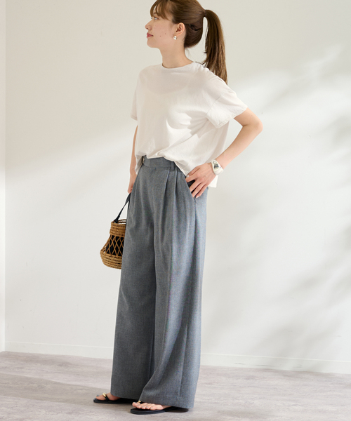 FRAMeWORK（フレームワーク）の「GREYCHORD/グレーコード ニュービッグTEE（Tシャツ/カットソー・レディース・ホワイト系その他/ブラウン/ホワイト・FREE）」の7枚目の写真