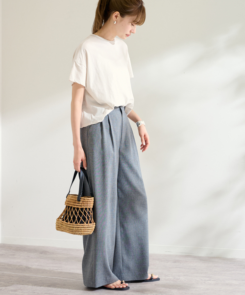 FRAMeWORK（フレームワーク）の「GREYCHORD/グレーコード ニュービッグTEE（Tシャツ/カットソー・レディース・ホワイト系その他/ブラウン/ホワイト・FREE）」の8枚目の写真