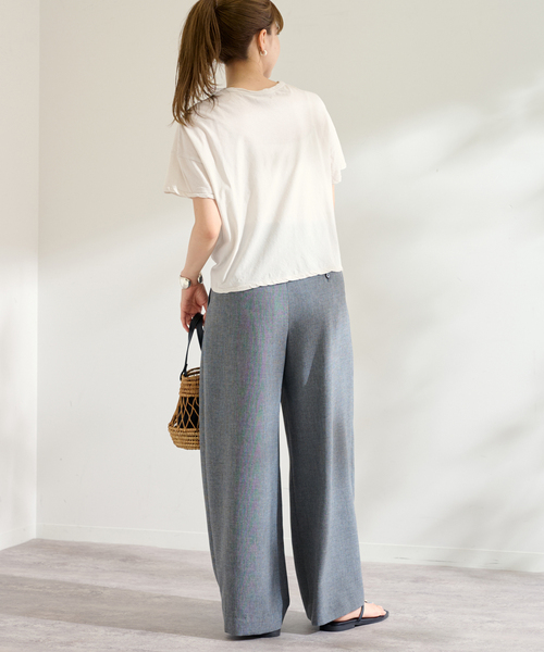 FRAMeWORK（フレームワーク）の「GREYCHORD/グレーコード ニュービッグTEE（Tシャツ/カットソー・レディース・ホワイト系その他/ブラウン/ホワイト・FREE）」の9枚目の写真