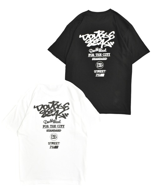 DOUBLE STEAL(ダブルスティール)の「タギング&ロゴ Tシャツ(Tシャツ/カットソー・メンズ・ブラック/ホワイト・MEDIUM/LARGE/X-LARGE/XX-LARGE)」の3枚目の写真