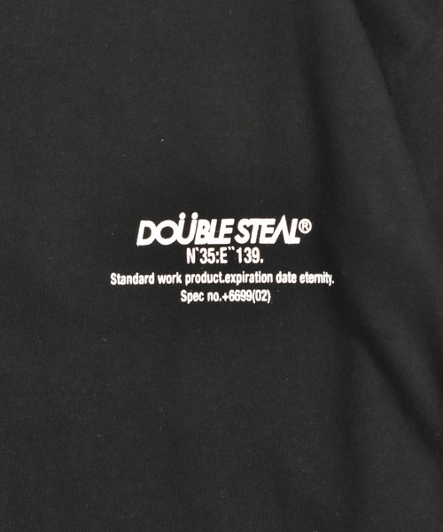 DOUBLE STEAL(ダブルスティール)の「タギング&ロゴ Tシャツ(Tシャツ/カットソー・メンズ・ブラック/ホワイト・MEDIUM/LARGE/X-LARGE/XX-LARGE)」の8枚目の写真