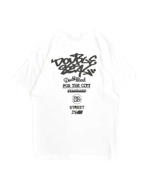 DOUBLE STEAL(ダブルスティール)の「タギング&ロゴ Tシャツ(Tシャツ/カットソー・メンズ・ブラック/ホワイト・MEDIUM/LARGE/X-LARGE/XX-LARGE)」の10枚目の写真