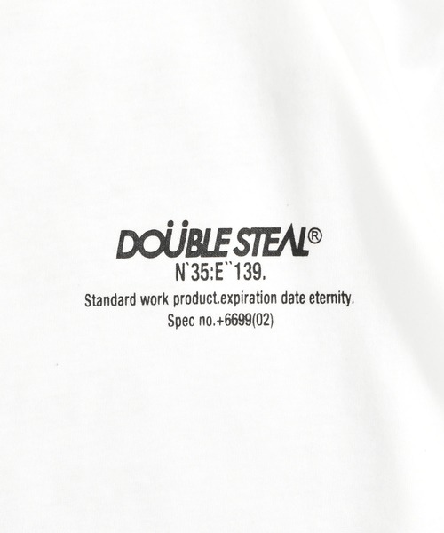 DOUBLE STEAL(ダブルスティール)の「タギング&ロゴ Tシャツ(Tシャツ/カットソー・メンズ・ブラック/ホワイト・MEDIUM/LARGE/X-LARGE/XX-LARGE)」の11枚目の写真