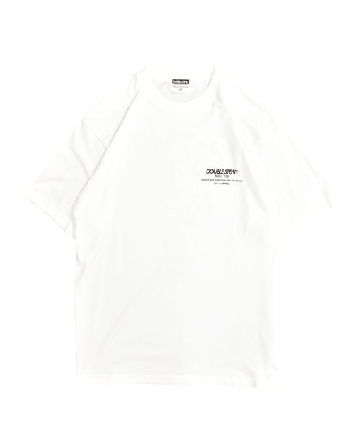 DOUBLE STEAL(ダブルスティール)の「タギング&ロゴ Tシャツ(Tシャツ/カットソー・メンズ・ブラック/ホワイト・MEDIUM/LARGE/X-LARGE/XX-LARGE)」の12枚目の写真