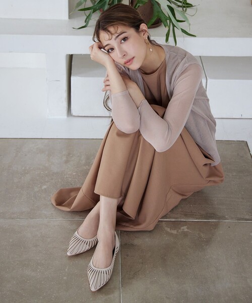 Hiroko　パンプス ラボ キゴシ ワークス RABOKIGOSHI works 3cm本革クロス